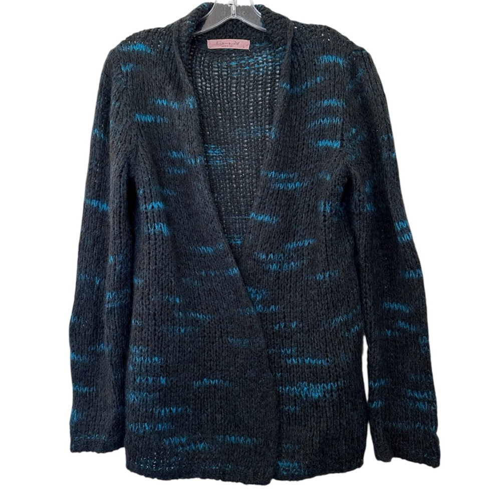 Elsamanda Mohair Wool Blend Cozy Lightweight Open Cardigan